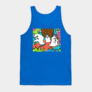 Funny Little Ghosts Halloween Tank Top